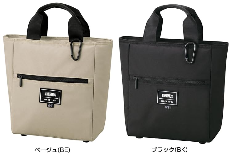 THERMOS Authentic Insulated Round Tote Bag, Approx. 5.8L, 2025 RFJ-001, Black (BK)