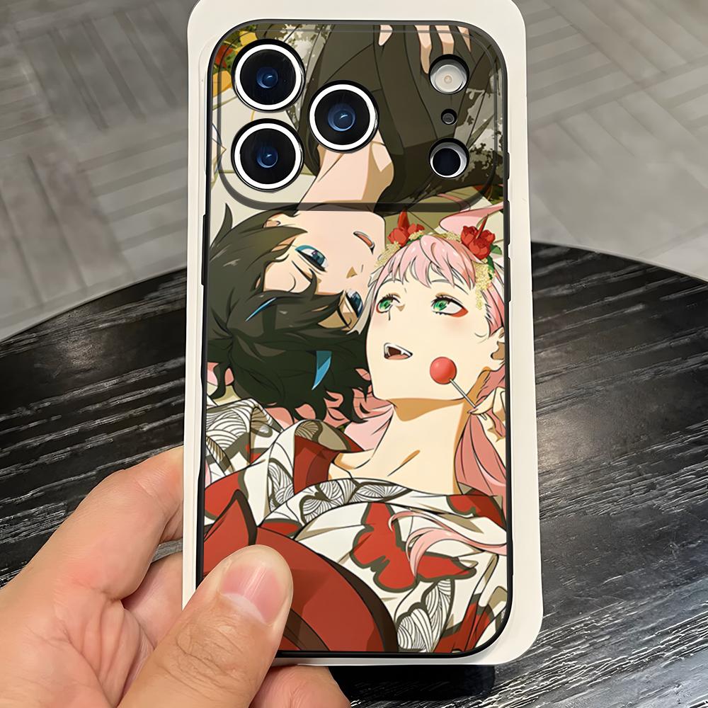 Zero Two Darling In The FranXX Anime Phone Case For IPhone 17 Pro Max 16 15 14 Pro Max 13 11 X Xs Xr 8 7Plus Silicone Cover