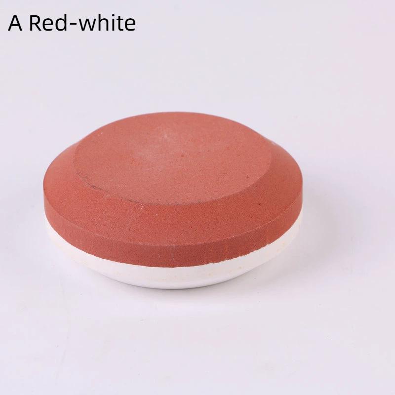 Dual Grit White Corundum Whetstone Professional Anti-slip Knife Sharpening Stone for Kitchen Outdoor Camping A