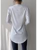 Women's Long Sleeve Yoga & Running T-Shirt with Slimming Fit & Breathable Back