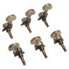 6 Set Guitar Tuning Pegs Keys Metal Half Moon Shaped Sealed 1:18 Guitar Machine Heads for EpiphoneGu