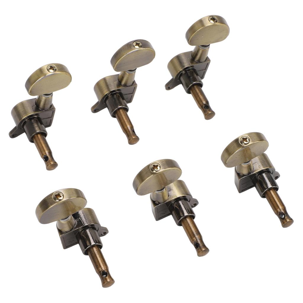 6 Set Guitar Tuning Pegs Keys Metal Half Moon Shaped Sealed 1:18 Guitar Machine Heads for EpiphoneGu