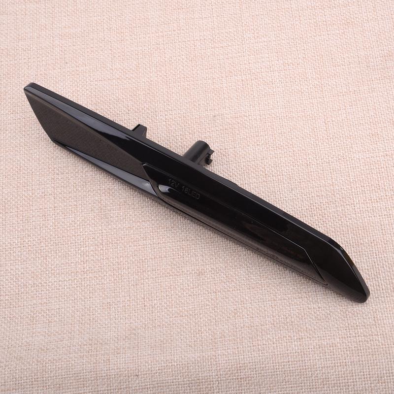 1 Pair Black Lens Dynamic LED Side Marker Fender Light Turn Signal Lamp Fit for BMW 1 3 5 Series E82 E88 E90 E91 E92 E93 E60 E61