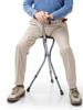 Cane Folding 5 Height LED 3 Load Capacity Watching Finished Black E-Supply Chair, Cane, Chair, Cane, Lightweight, Adjustments, Included, Legs, 80kg,
