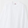 Hanes Long Sleeve Round Thick Solid Size L Beefy-T T-Shirt, 100% Cotton, Neck, Tagless, Fabric, Color, Men's White, (H5186)