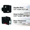 DaierTek RV Trailer Camper Entry Door Lock RV Door Lock Replacement Double Open Door With Deadbolt Computer Key Door Handle
