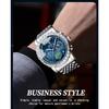 BINBOND Luxury Scratch-Resistant Quartz Wristwatches For Men Luminous Waterproof Auto Date Men's Watch Sports Casual