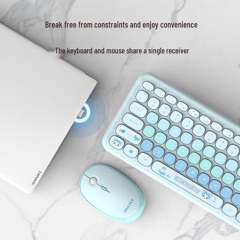 Lenovo Yinengzhe KN520 Wireless Silent Keyboard and Mouse Combo