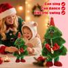 Ein singender und tanzender Weihnachtsbaum, ein elektrisches schwingendes Weihnachts-Plüschtier, perfekt, um Kindern eine Weihnachtsüberraschung zu bereiten
