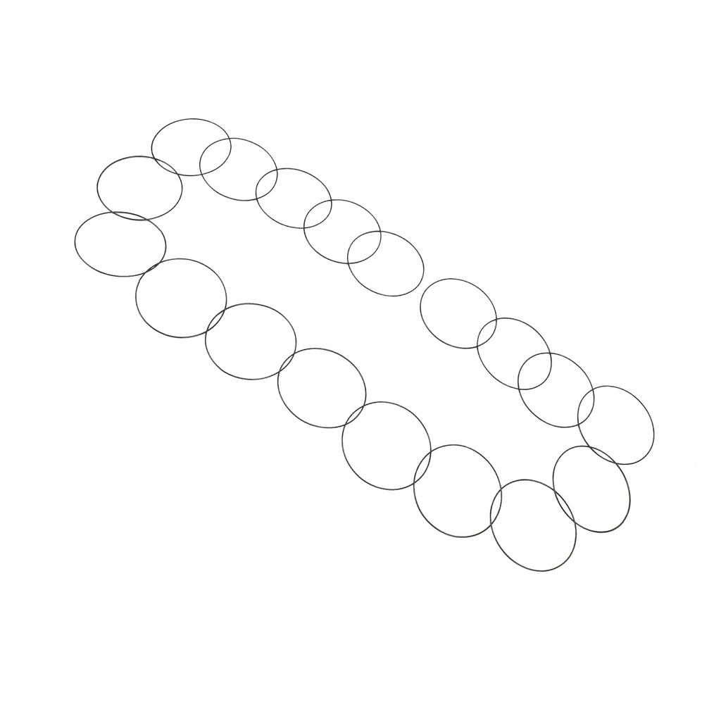 Chain Plant Support Black Stainless Steel Round Wall Chain Plant Vine Support for Climbing Plant Pot