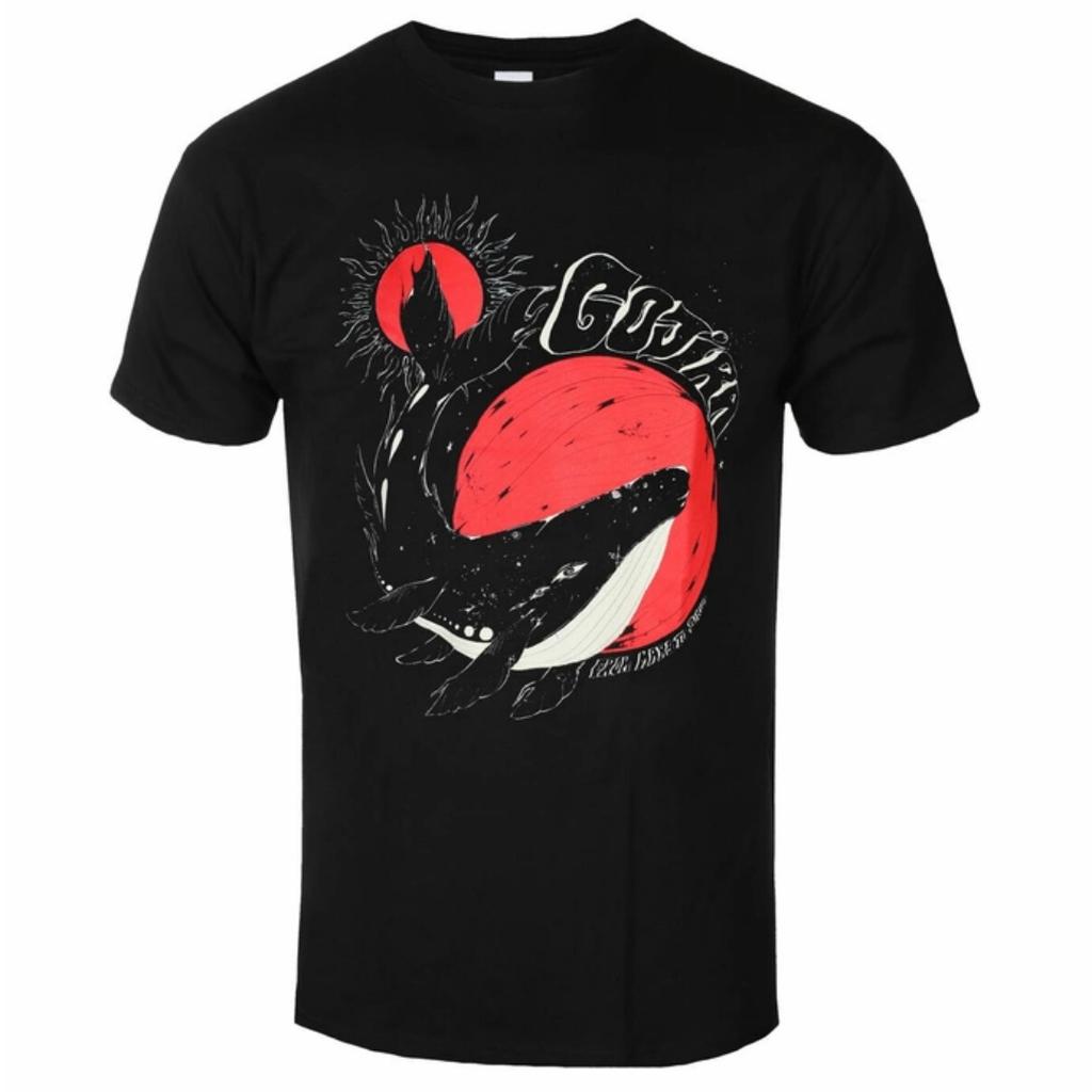 Gojira WHALE SUN MOON Artistic Patterns Summer Fashion T-Shirt Unisex Unisex Cotton T-shirt Casual Street Classic Band T-shirt