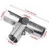 6 Sets Of T Clamps,Stainless Steel, Silver, Pipe Clamps, 1" OD, 25MM