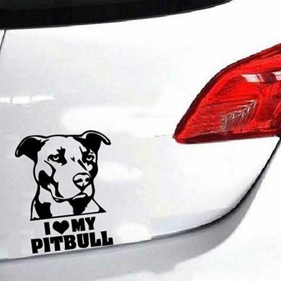 Fun Bull Terrier Dog Bone Fuel Gas Tank Car Sticker Cool Puppy Pet Laptop Decal