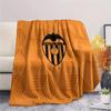 Valencia Club de Fútbol3 Flannel Blanket, High quality Comfortable for All Seasons, Home Decor, Warmth and Comfort
