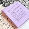 Neon Color 3 By 3 Inch Detachable Sticky Notes Memo Pad For Students Daily Reminder