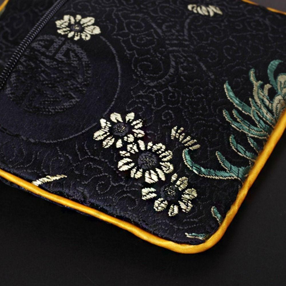 Flower Cloth Wallet Cloth Chinese Style Coin Pouch Useful Jewelry Storage Bag  Daily