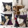 1pc Takasugi Shinsuke Anime Cartoon Characters Pillow Case Fashion Square Pillowcase Bedroom Sofa Room Ins Decoration Leisure
