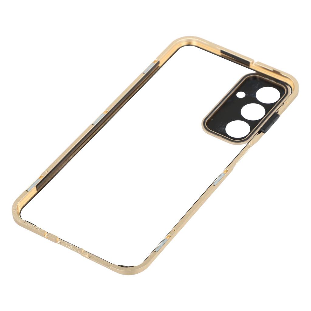 For Samsung Galaxy A16 5G/4G Case with Anti-Spy Screen Protector/Lens Film Tempered Glass Metal Phone Cover