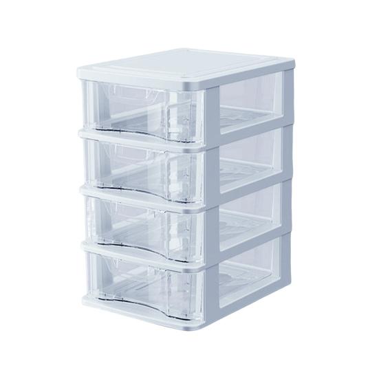Scatola portaoggetti per trucco Forniture per camera da letto trasparenti con maniglia Tipo di cassetto Scatola portaoggetti per articoli vari Contenitore per oggetti durevoli