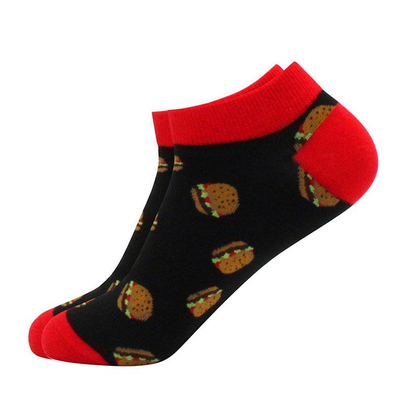 Men's Socks Invisible Short Summer Socks Quality Business Casual spring Color Combed cotton diamond astronaut Boat Socks