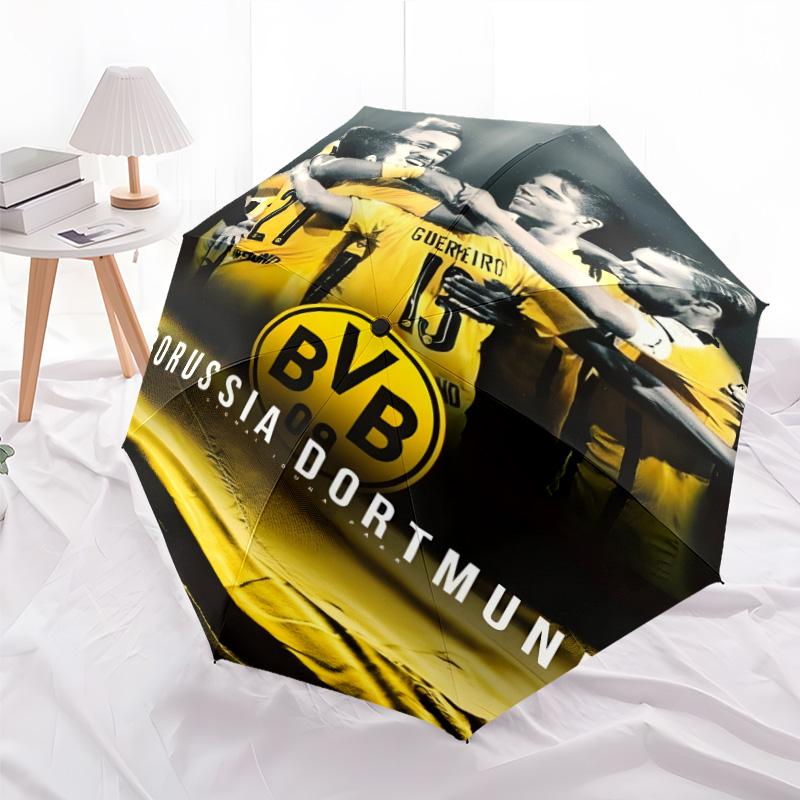 1 Stück B-BVB Regenschirm, Sonnenschutz und UV-Schutz. Es hat acht stabile Rippen für den Außenbereich und ist perfekt als Weihnachtsgeschenk.