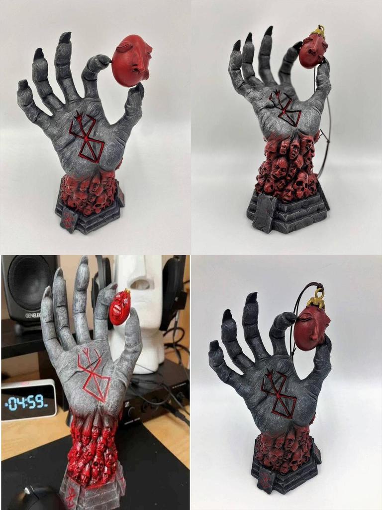 Berserk Hand Of God Resin Craft Figurine Stunning Halloween Decoration Piece