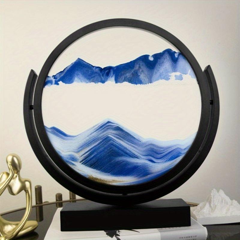 1pcArt Quicksand Painting Desktop Display,Plastic Material,Suitable for Indoor And Outdoor Use,No Electricity Required,Suitable for Various Room Types