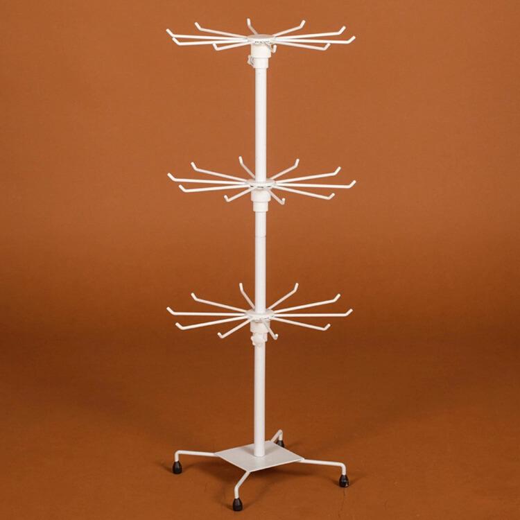 Zhiyu Three-Layer Rotating Jewelry Display Stand