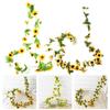 Long-lasting Artificial Flower Garland Sunflower Vine Garland Maintenance-free