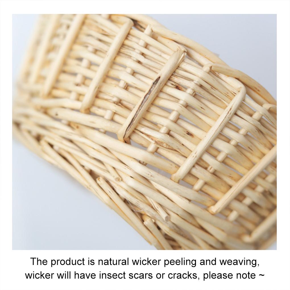 Small Wicker Basket With Handle For Picnics Or Home Decor Flower Girl Basket Mini Hamper Basket