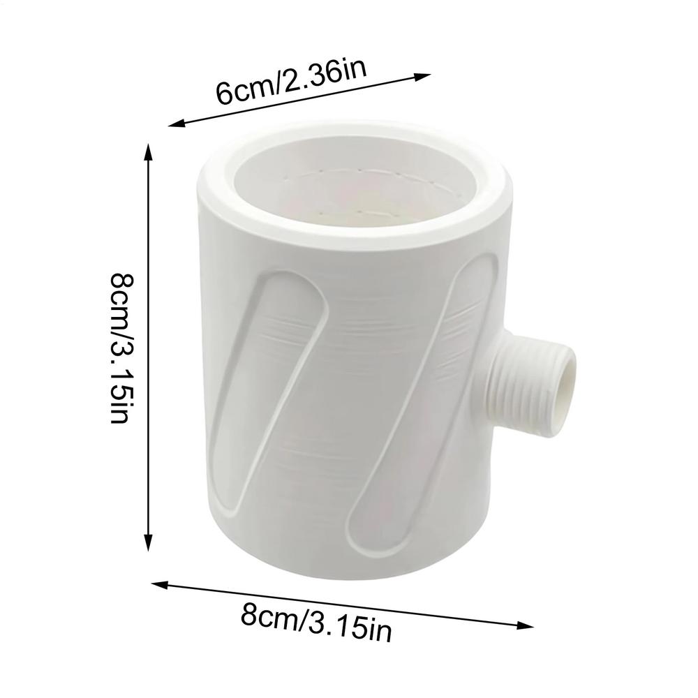 

Cleaning Shower Head Coarse Hole Easy Installation High Pressure Handheld Shower Head Massager For Apartment Hotel Adults белый