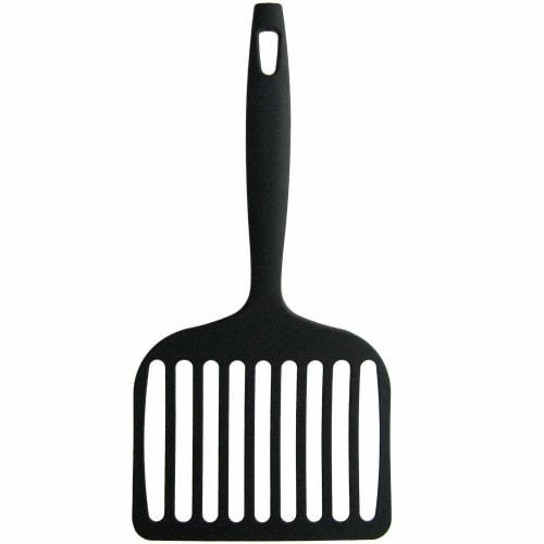 Nagao Tsubame-Sanjo Okonomiyaki Spatula, Large, 2-Piece Set, 66 Nylon, Black, Made In Japan