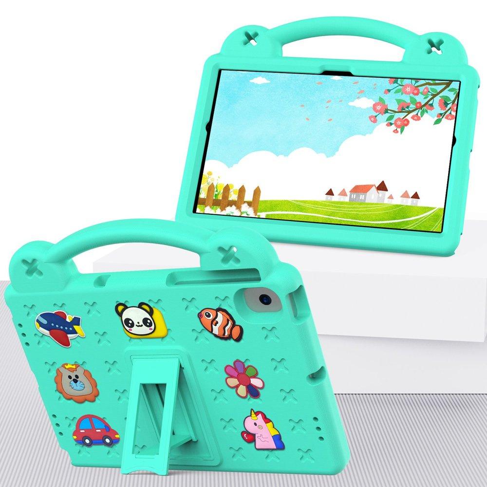 Case for Lenovo M10 X306 2 Gen / M10 Plus TB-X606 10.3 / Samsung Tab A 10.1 T510/515 / K10 X6C6, Cute Patterns, with Stand, Green
