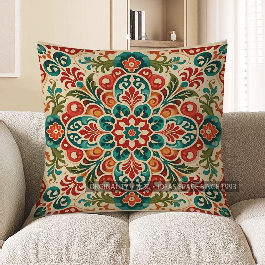 Home Decor Faith Floral Butterfly Future Inspirational Pillow Pattern Cushion Cover Suitable For Sofa Bedroom Car Pillow Cover