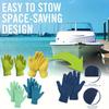 Ultra Fine Fiber Dust Removal Gloves - Coral Fleece Fabric, Elastic and Breathable, Easy To Clean Dust On Car, Boat and Plant Surfaces