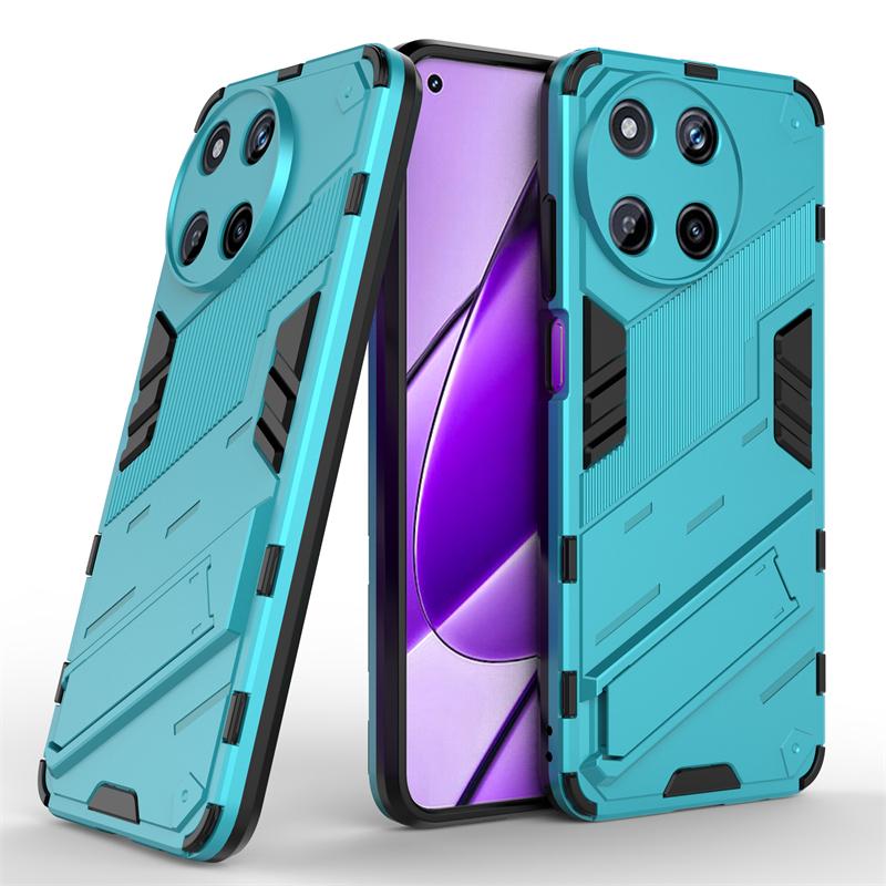 For Cover OPPO Realme 11 Case Realme 11 4G Global Capas Shockproof Bumper Kickstand Back Holder Cover Realme11 Realme 11 Fundas