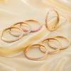 Colorful Glazed Enamel Flower Bangle Rhinestone Thin Bracelet  Tourist Attractions