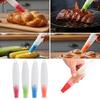 Set Of 4 Silicone Basting Brushes Oil Bottle with Lid Kitchen Essential With Leakproof Lid And Comfortable Handle