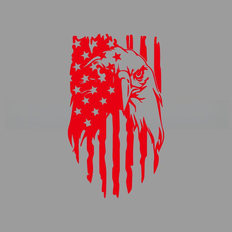 Eagle sauce one-eyed flag creative&funny stickers for cartoon fans&lover,high quality for car trucks motorcycles &laptops