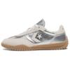 Run Star Trainer Metallic Canvas Unisex Sneakers Silver Dull-Silver Vintage-White A15189C