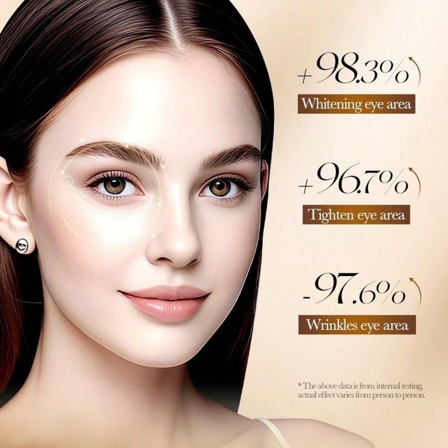 Rice Essence Eye Cream,Brighten Eye Area,Smooth Delicate Eye Area,Tighten Eye Area,Reduce Wrinkles,E