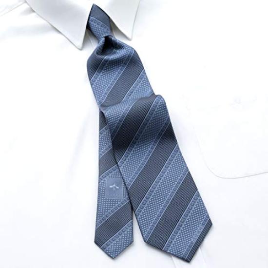 Gucci Gravata Listrada Azul GUJ-833 [Usada]