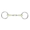 Horse Mouth Bit Stainless Steel Ring Middle Rubber Rustproof Loose Ring Horse Mouth Bit