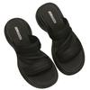 Muffin thick-soled heightening slippers women's summer wear 2025 new Internet celebrity fashion niche high-end sandals drag