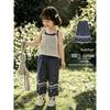 Girls' Summer Polka Dot Straight-Leg Cropped Pants