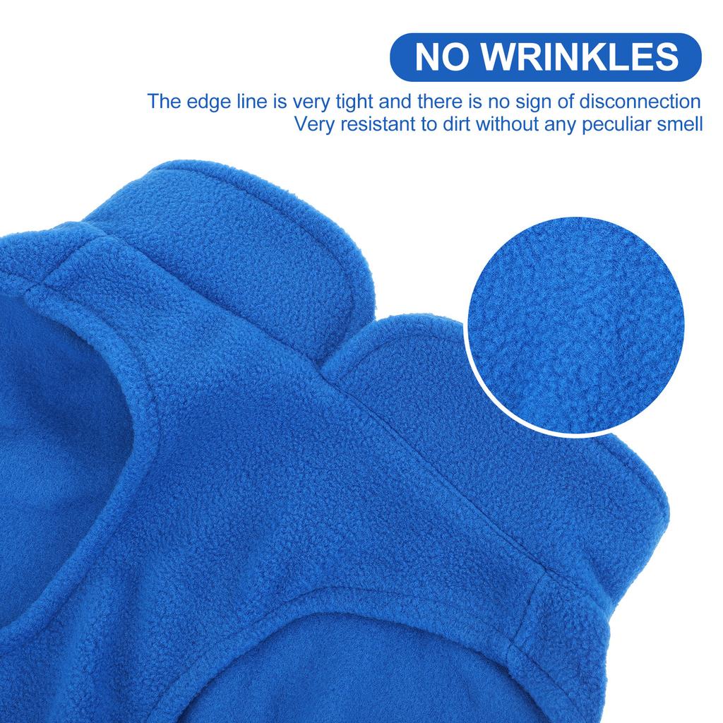 1Pcs Solid Color Pet Vest for Dogs Winter Warm Clothing Easy to Put on Take Off Delicately Made Fine Workmanship Relaxing