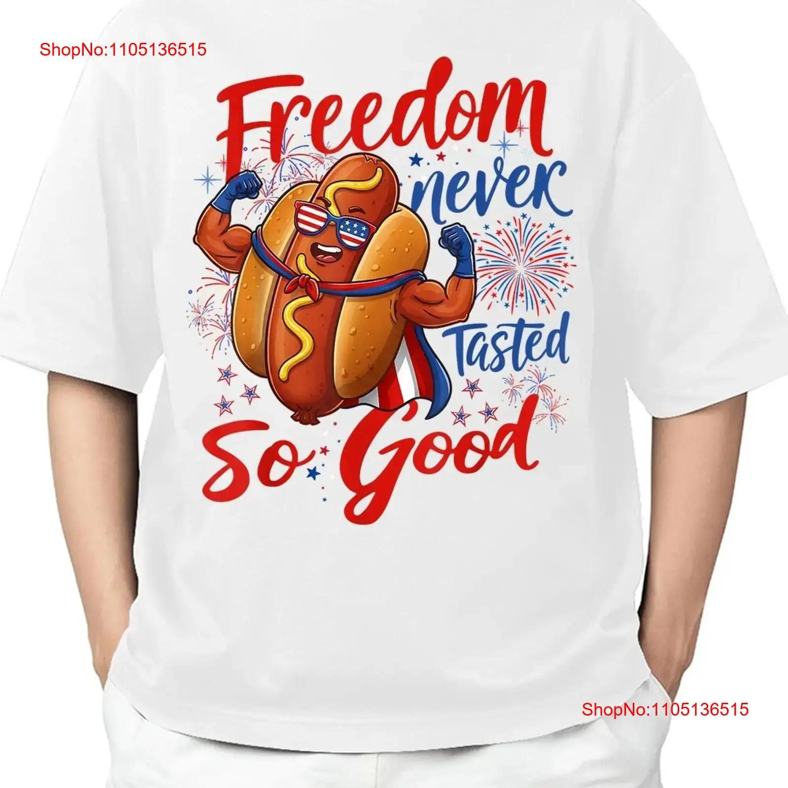 

Funny Freedom Never Tasted So Good T Shirt Chill Everyday Style S 4XL vintage Washed Slightly fashion Soft designer clothes S разноцветный