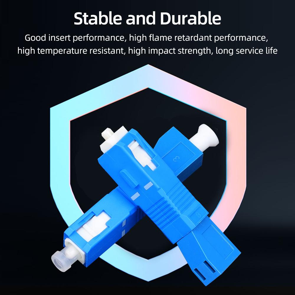 Visual Fault Locator   Adapter   Optic Connector SC Male To LC Female Optical   Adapter Stable Performance Low Loss