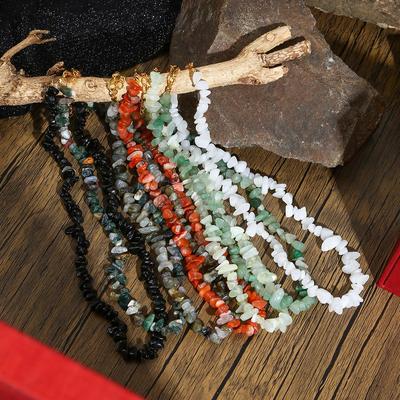 Collana con Schegge di Cristallo Ametista Vela Cosmica