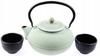 CAST IRON INFUSER 1.5L TEA TEAPOT SET 2x CUPS